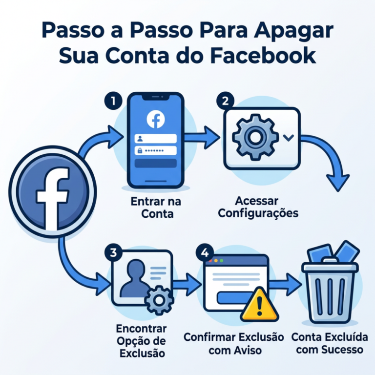 Passo a Passo Para Apagar Sua Conta do Facebook